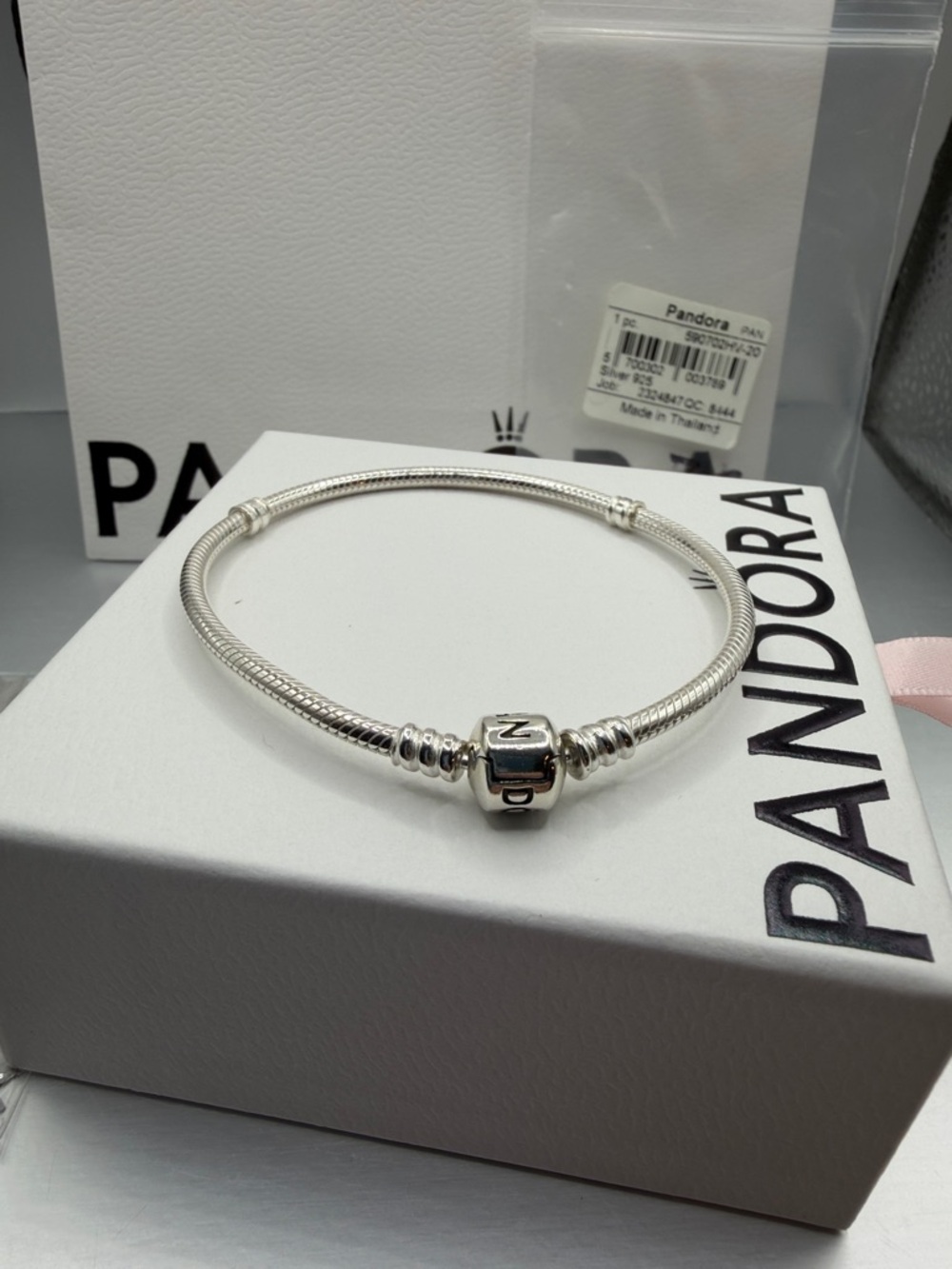 Pandora silver bracelet, NIB